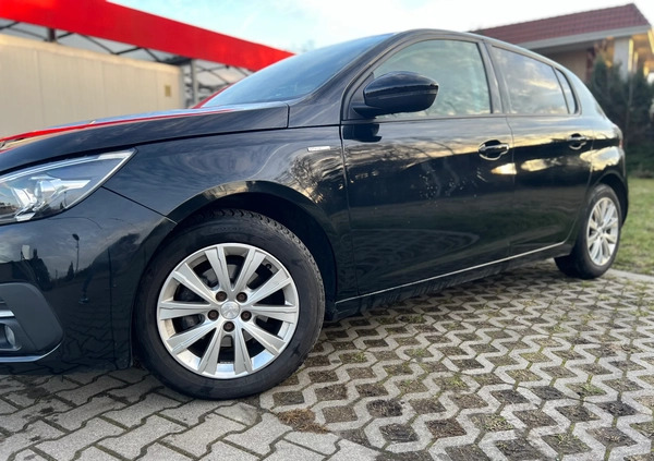 Peugeot 308 cena 56500 przebieg: 47000, rok produkcji 2019 z Śmigiel małe 154